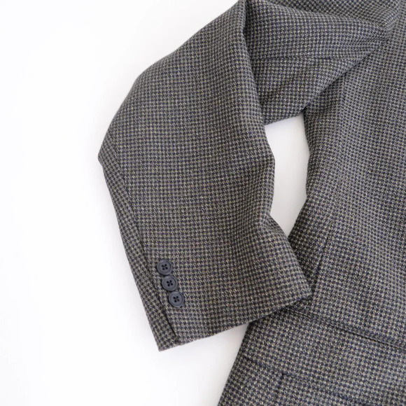 Givenchy Monsieur Grey Tweed Designer Wool Blazer - Picture 9 of 13